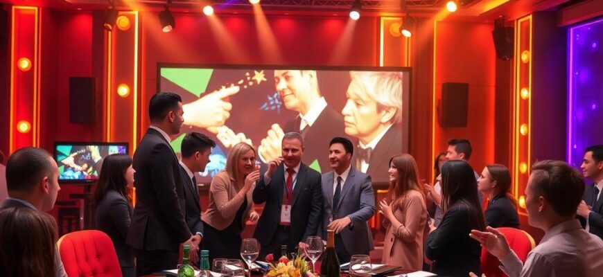 Корпоратив в духе телевизионного шоу: как сделать вечер ярким, вовлекающим и запоминающимся