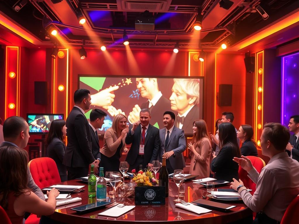 Корпоратив в духе телевизионного шоу: как сделать вечер ярким, вовлекающим и запоминающимся